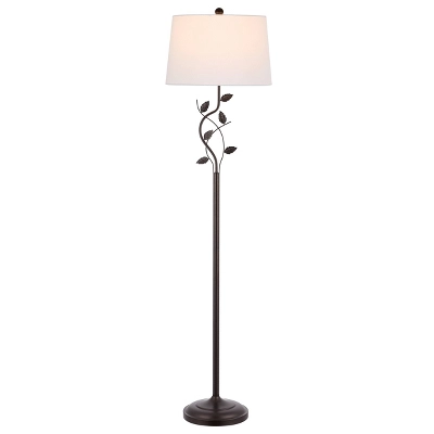 Rudy Iron Floor Lamp (Includes LED Light Bulb) Black - Safavieh 3 Rudy Iron Floor Lamp (Includes LED Light Bulb) Black - Safavieh