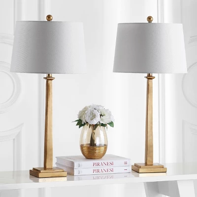 Andino Table Lamp (Set Of 2) - 31.5 Inch Height - TBL4024 - Gold/White - Safavieh 4 Andino Table Lamp (Set Of 2) - 31.5 Inch Height - TBL4024 - Gold/White - Safavieh - Image 2