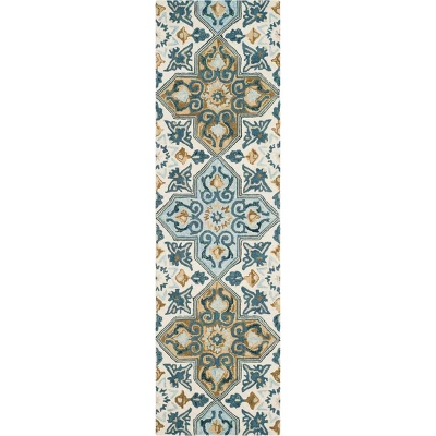 Dayna Medallion Hooked Rug - Safavieh 9 Dayna Medallion Hooked Rug - Safavieh - Image 7