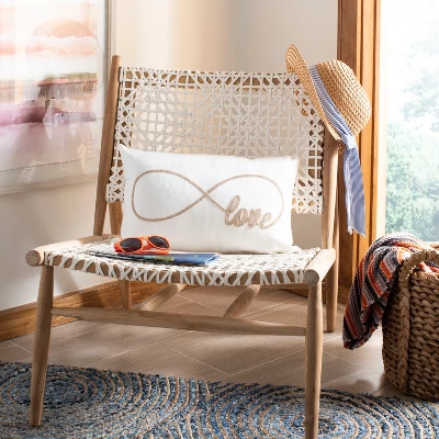 12"x18" Infinite Love Throw Pillow - Safavieh 4 12"x18" Infinite Love Throw Pillow - Safavieh - Image 2