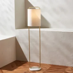 Giulia 63" Floor Lamp - FLL7006 - Gold/White Marble - Safavieh -Safavieh Shop GUEST dca3b903 2d12 4546 9416 108a2e630de6
