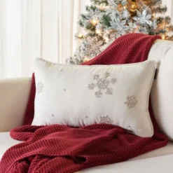 Falling Snow Pillow - Safavieh -Safavieh Shop GUEST e061dc0c e521 4233 820f 80b929f48bca