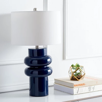 Halleck Table Lamp - 25.5 Inch Height - TBL7010 - Blue - Safavieh 3 Halleck Table Lamp - 25.5 Inch Height - TBL7010 - Blue - Safavieh