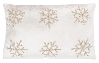 Sydnee Snowflake Pillow - Safavieh 4 Sydnee Snowflake Pillow - Safavieh - Image 2