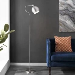 Elijah Iron Floor Lamp (Includes LED Light Bulb) Brushed Nickel - Safavieh 7 Elijah Iron Floor Lamp (Includes LED Light Bulb) Brushed Nickel - Safavieh -Safavieh Shop GUEST e2755cd5 9c40 438b 8722 8709381124b8