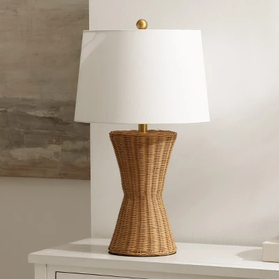 Aitana Table Lamp - 26 Inch Height - TBL4582 - Natural/Brass - Safavieh 4 Aitana Table Lamp - 26 Inch Height - TBL4582 - Natural/Brass - Safavieh - Image 2