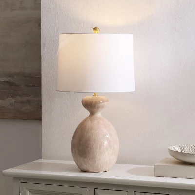 Marialla 25" Table Lamp - TBL4649 - Ivory - Safavieh 4 Marialla 25" Table Lamp - TBL4649 - Ivory - Safavieh - Image 2