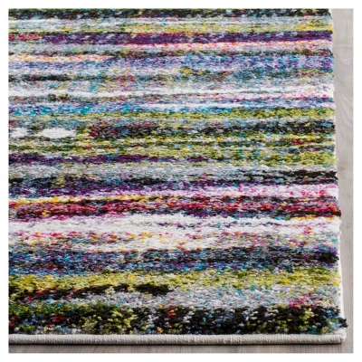 3'x5' Solid Loomed Accent Rug Black/Multi - Safavieh 3 3'x5' Solid Loomed Accent Rug Black/Multi - Safavieh
