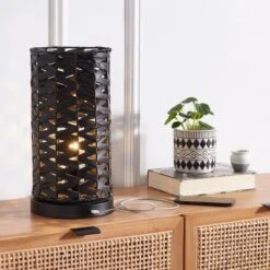 Kirin Table Lamp W/ USB Port - 15 Inch Height - TBL9012 - Safavieh -Safavieh Shop GUEST eb8e9cf5 1617 4f02 8f5f 84548c1bd424