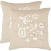 April Pillow (Set Of 2) - Beige - 18" X 18" - Safavieh 2 April Pillow (Set Of 2) - Beige - 18" X 18" - Safavieh -Safavieh Shop GUEST eba5cd5a 423a 4469 9646 6c1190308c8c