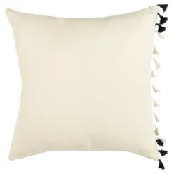 Linney Pillow - Deep Blue/Grey - 16" X 16" - Safavieh -Safavieh Shop GUEST ee9e60f9 534a 4c33 bc6c a4733033fcf5
