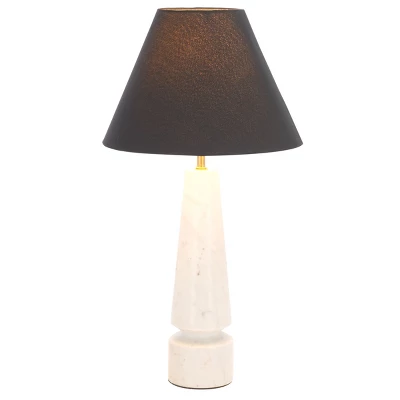 Enza 21.5" Marble Table Lamp - TBL3027 - White - Safavieh 3 Enza 21.5" Marble Table Lamp - TBL3027 - White - Safavieh