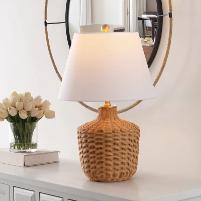 Saolia Table Lamp - 22 Inch Height - TBL4467 - Natural - Safavieh 5 Saolia Table Lamp - 22 Inch Height - TBL4467 - Natural - Safavieh - Image 3