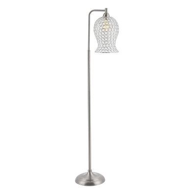 Izzy Iron Floor Lamp (Includes LED Light Bulb) Nickel - Safavieh 3 Izzy Iron Floor Lamp (Includes LED Light Bulb) Nickel - Safavieh