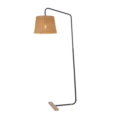 Millie 61" Floor Lamp - FLL4137 - Black/Natural - Safavieh 3 Millie 61" Floor Lamp - FLL4137 - Black/Natural - Safavieh