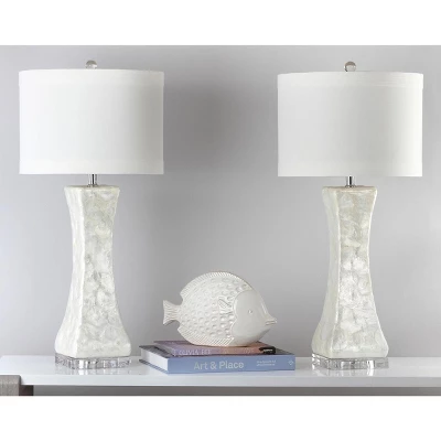 Shelley Concave Table Lamp - 30 Inch Height - LIT4146 - Safavieh 5 Shelley Concave Table Lamp - 30 Inch Height - LIT4146 - Safavieh - Image 3