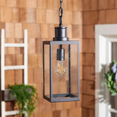 Agni 6" Outdoor Pendant - PLT7015 - Black - Safavieh 4 Agni 6" Outdoor Pendant - PLT7015 - Black - Safavieh - Image 2