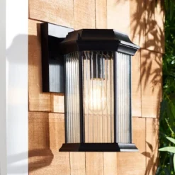 Hylan 8.46" Outdoor Sconce (Set Of 2) - PLT7006 - Black - Safavieh -Safavieh Shop GUEST fc181d54 c389 423f 802c e6c49230eedb