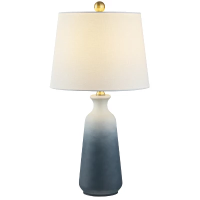 Narem Table Lamp - White/Blue - Safavieh 4 Narem Table Lamp - White/Blue - Safavieh - Image 2